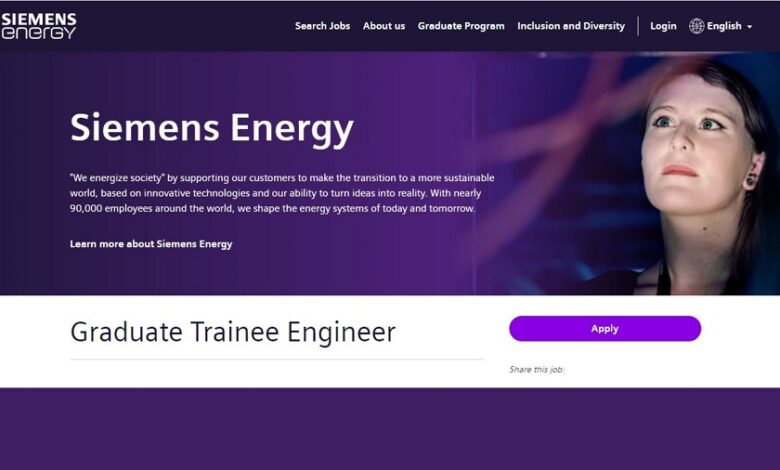 Siemens Energy Recruitment Drive